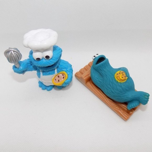 Cookie Monster Baker Figure‎ / Cookie Monster On Raft Figure - Picture 3 of 3